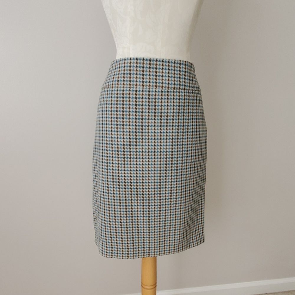Limited Houndstooth Pencil Skirt